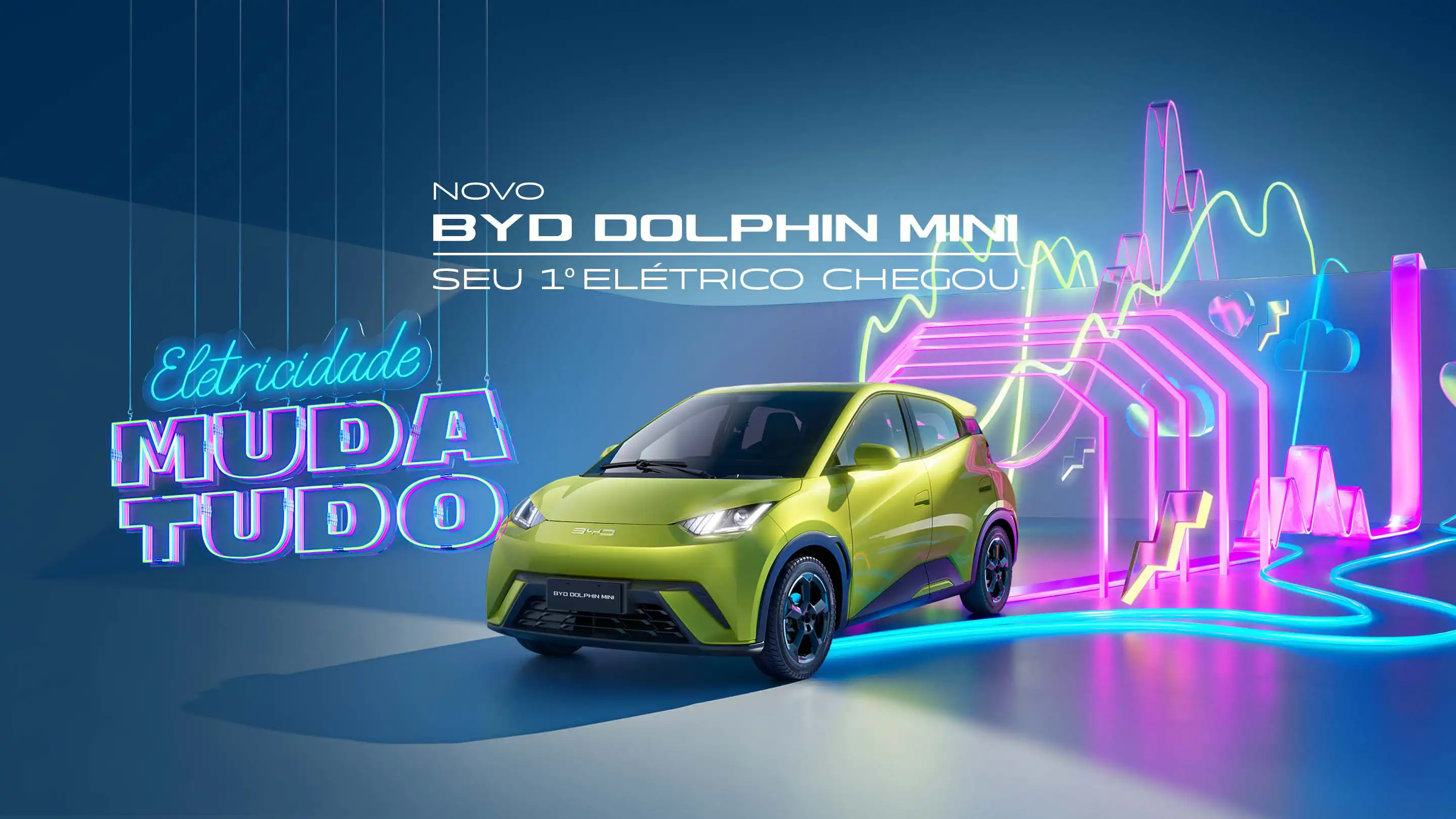 球速体育 Dolphin Mini o seu primeiro elétrico